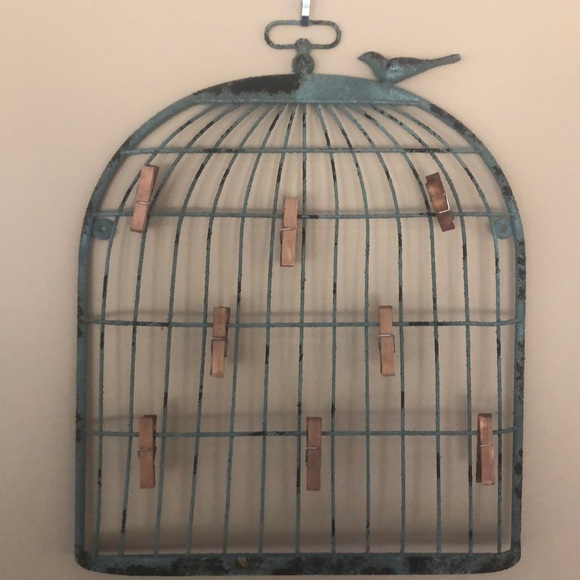 Rustic Birdcage Photo/memoboard